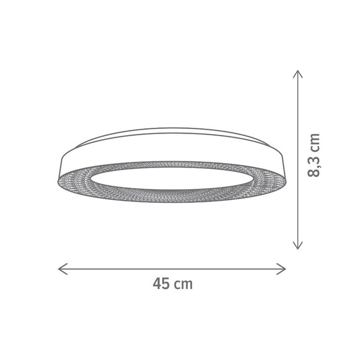 Plafoniera LED Frumoni, alb, 24W CCT 3000K/4000K/6500K, KL151124 [3]