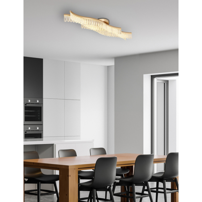 Plafoniera LED Juliet, auriu mat, 35W, max 1560lm, 3200K [2]