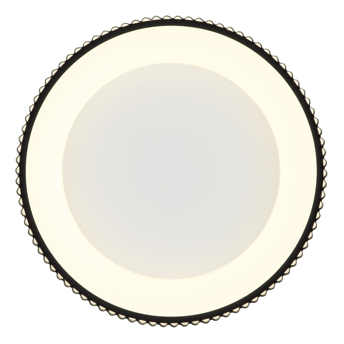 Plafoniera LED Kemp, metal negru mat, acril alb, 45W CCT2700/4000/6000K [3]