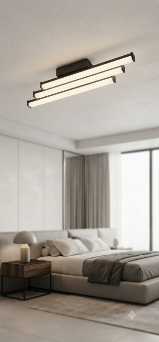 Plafoniera LED Kern PL3, alb/negru, 18W 4000K, KL151176 [2]