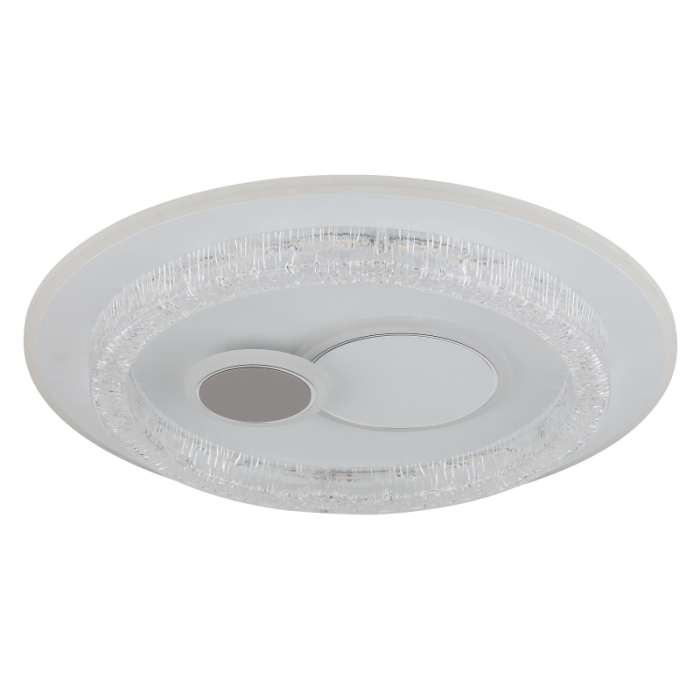 Plafoniera LED Kriswall, metal/acril alb, efect de cristal acrilic transparent, 48W CCT 2700/4000/6000K [3]