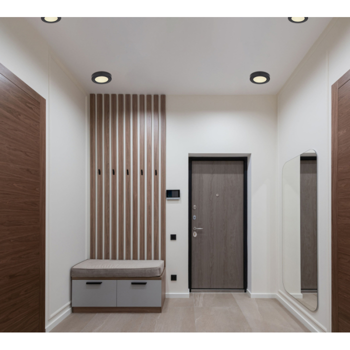 Plafoniera LED Lasse, negru mat, 6W CCT 3000K/4000K/6500K [2]