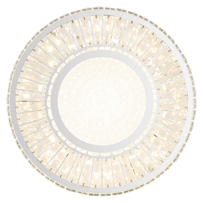 Plafoniera LED Mucky, metal cromat, cristale K5 transparente, 50W CCT 2700-6000K [3]