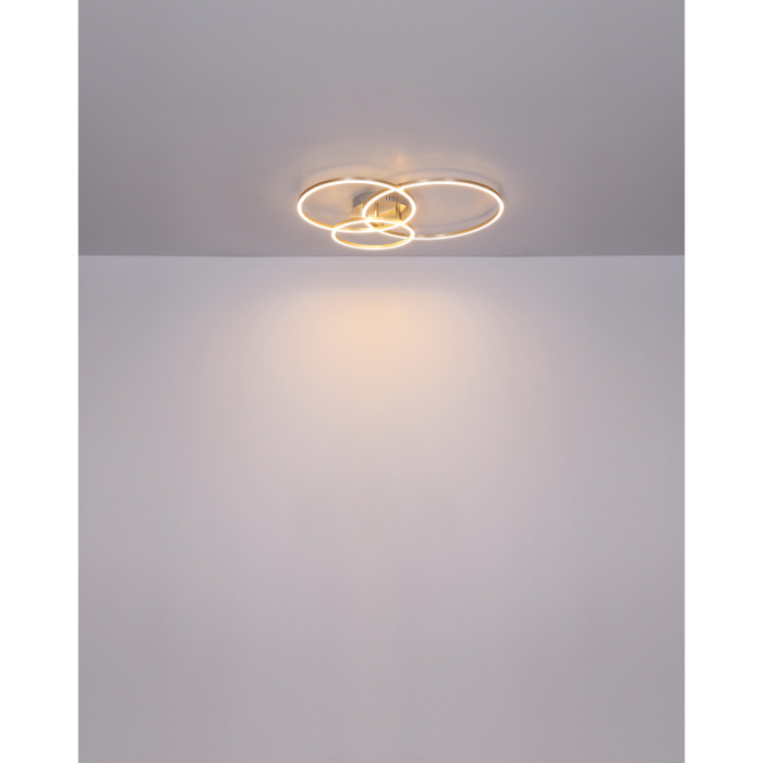 Plafoniera LED Munni, nichel mat/aluminiu, 40W 3000K [3]