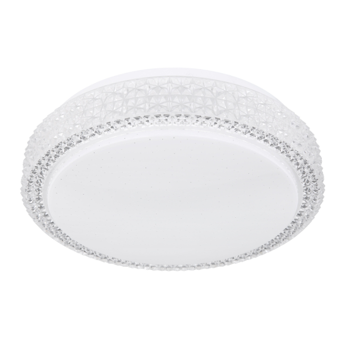 Plafoniera LED Ovi, metal alb, acril alb , cristale din plastic transparent, 12W  CCT 3.000-4500-6.500 [3]