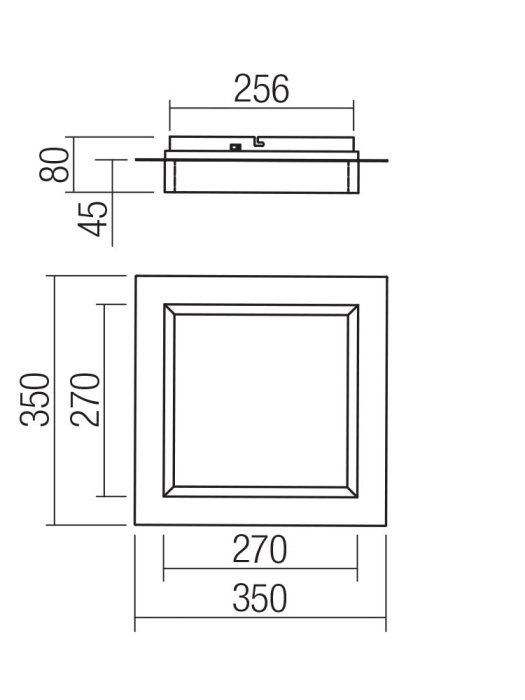 Plafoniera Led Perimetro 28W, auriu mat, 05-972 [2]