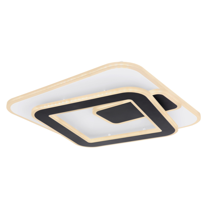 Plafoniera LED Rodan, alb/negru, 36W, dimabila 200-1800lm, CCT 3000-6000K [1]