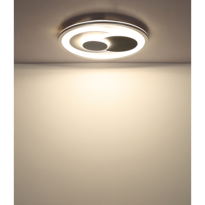 Plafoniera LED Ruiz I, alb mat/argintiu, 36W CCT 3000K/4000K/6500K [3]