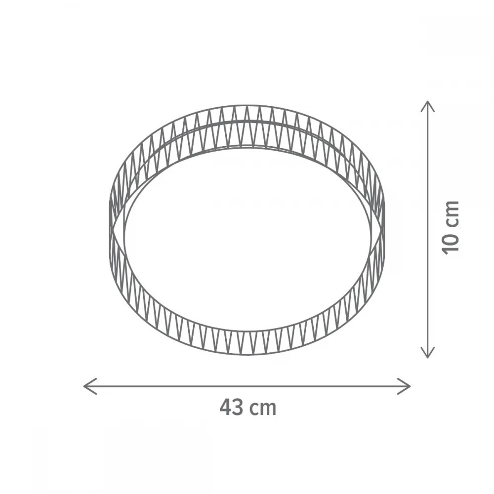 Plafoniera LED Senzual L, natur, 54W 3000K,  KL151131 [5]