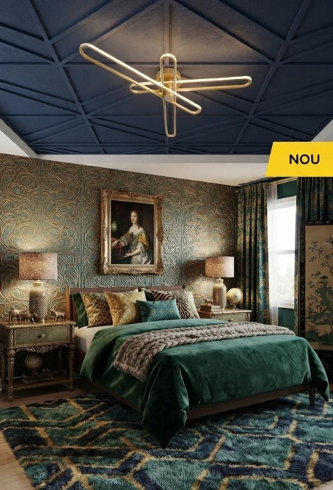 Plafoniera LED Shift PL3 G ,auriu, 32W 3000K, KL140047 [2]
