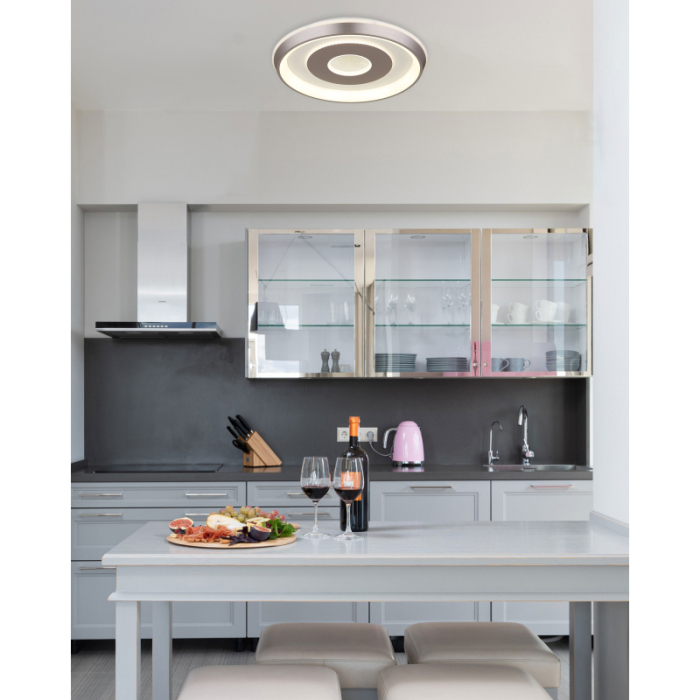 Plafoniera LED Williamson, alb mat/sampanie, 40W CCT 2700K/4000K/6500K [2]