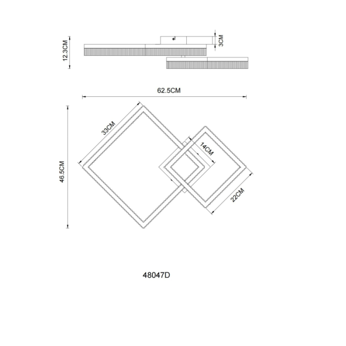 Plafoniera LED Zara, metal alb mat, metal de culoare nisip, plastic alb, plastic transparent, 24W 3000K [4]