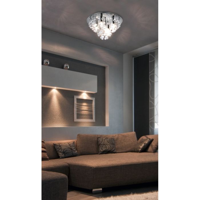 Plafoniera London din metal cromat, 5xE14 [2]