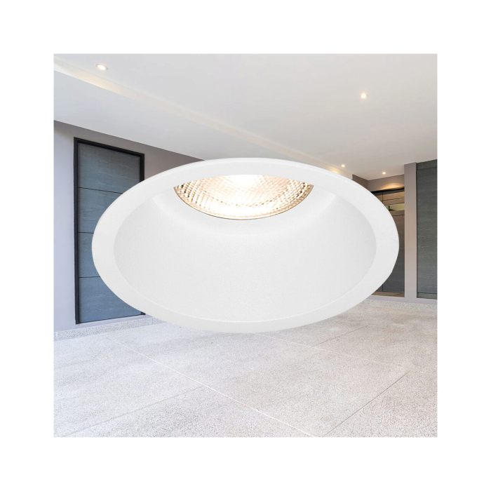 Spot incastrat, alb, 1x35W GU10, BH03-04090 [2]