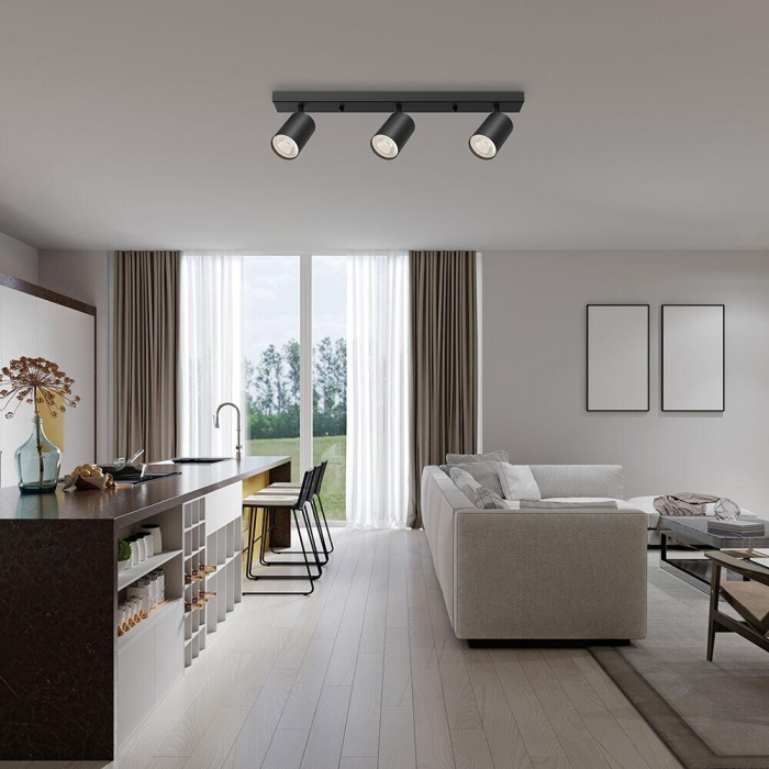 Spot aplicat, auriu/negru, 3x35W GU10, BH04-00836 [2]