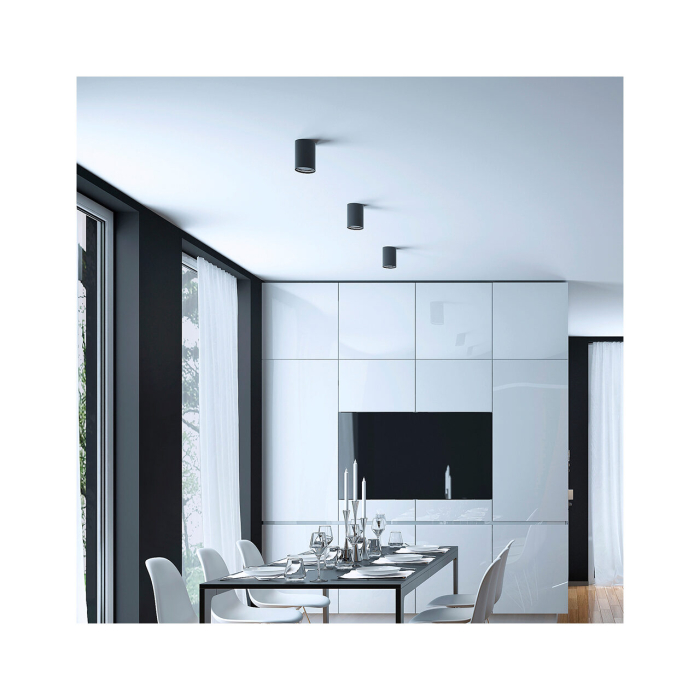 Spot aplicat, negru, 1x35W GU10, BH04-00301 [2]