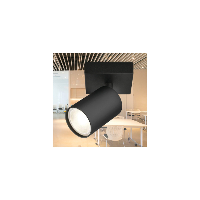 Spot aplicat, negru, 1x35W GU10, BH04-00811 [2]