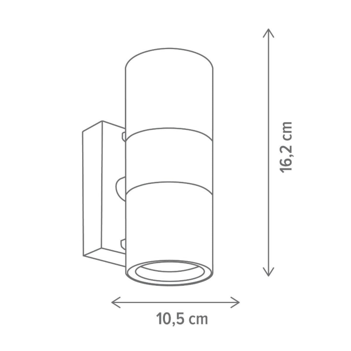Spot aplicat Spot 2, alb, 2xGU10, KL132006 [2]