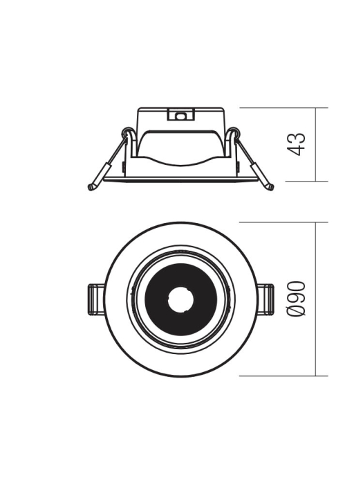 Spot incastrat LED PT 08, 4000K, 70425 [2]
