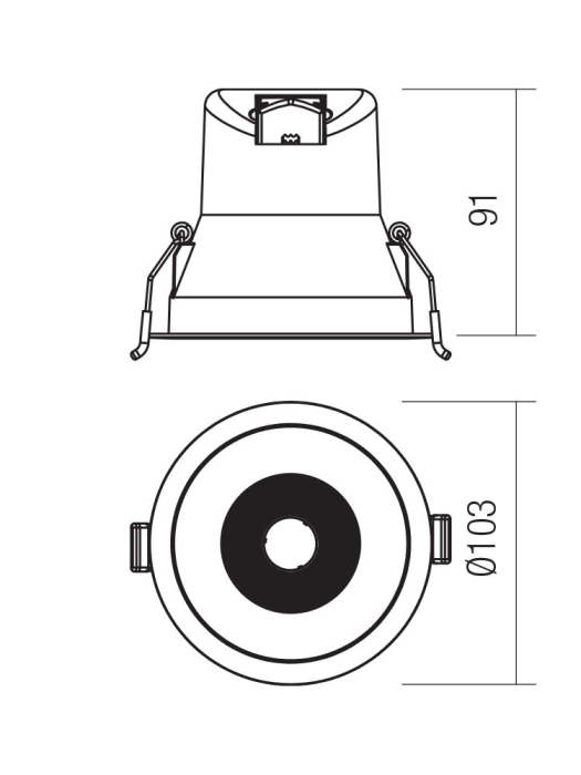 Spot incastrat LED PT 09, 4000K, 70451 [2]