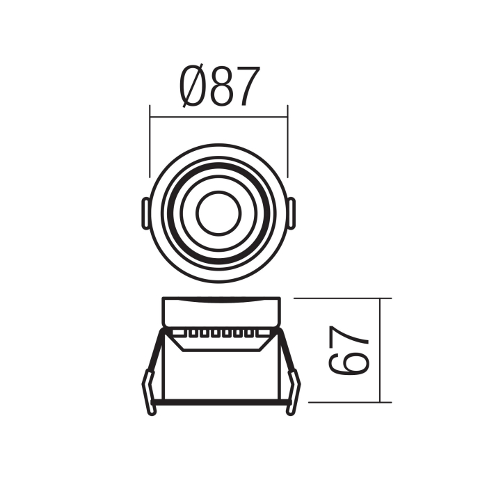 Spot incastrat MT 147 LED, 4000K, 70410 [4]