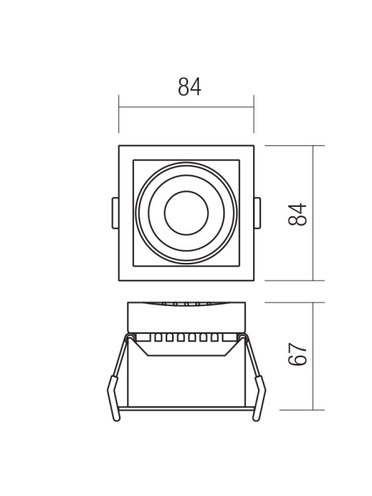 Spot incastrat MT 148 LED, 4000K, 70414 [2]