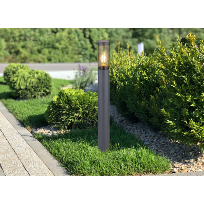 Stalp de exterior Boston, oțel inoxidabil antracit, IP44, 1xE27 [2]