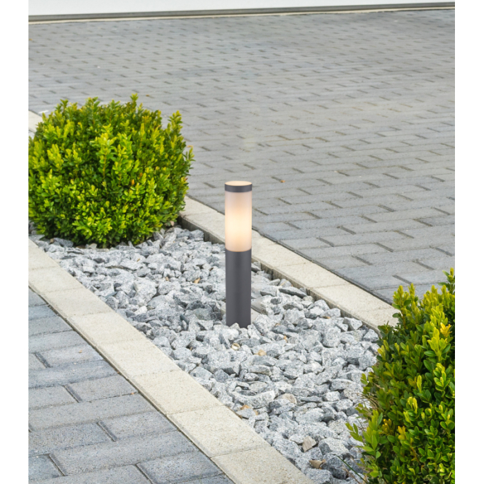 Stalp de exterior Boston, oțel inoxidabil antracit, IP44, 1xE27 [2]