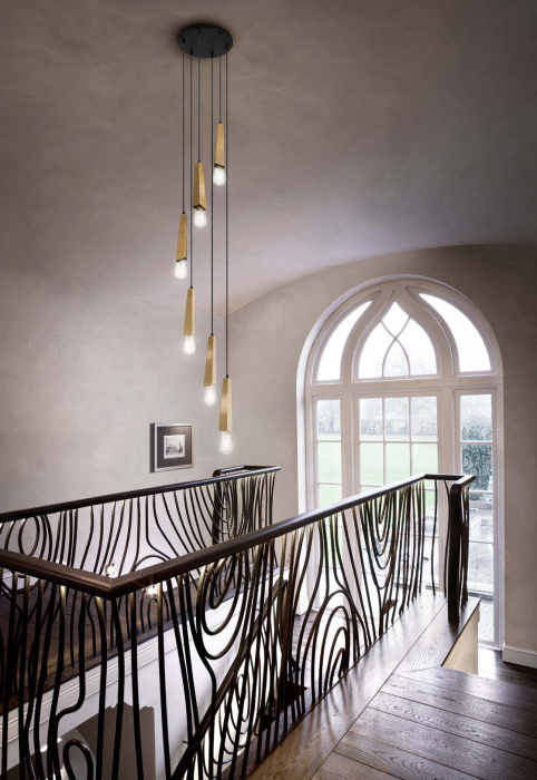 Suspensie Galea, alama antica, 6xE27 IGL PR6 06 12 [2]