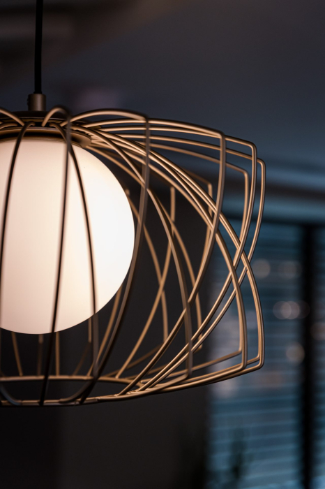 Suspensie Geometric, roz-auriu, 1xG9  111025 [3]