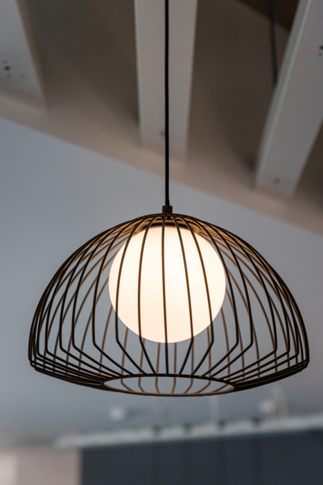 Suspensie Grid, maro-argintiu, 1xG9 111027 [2]