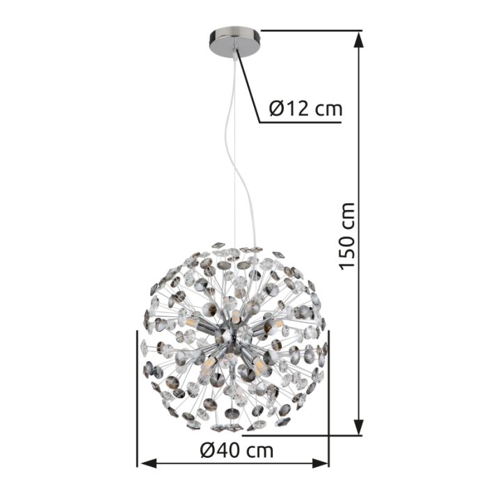 Suspensie KATRINA, 9xG9, 64135H1C [3]