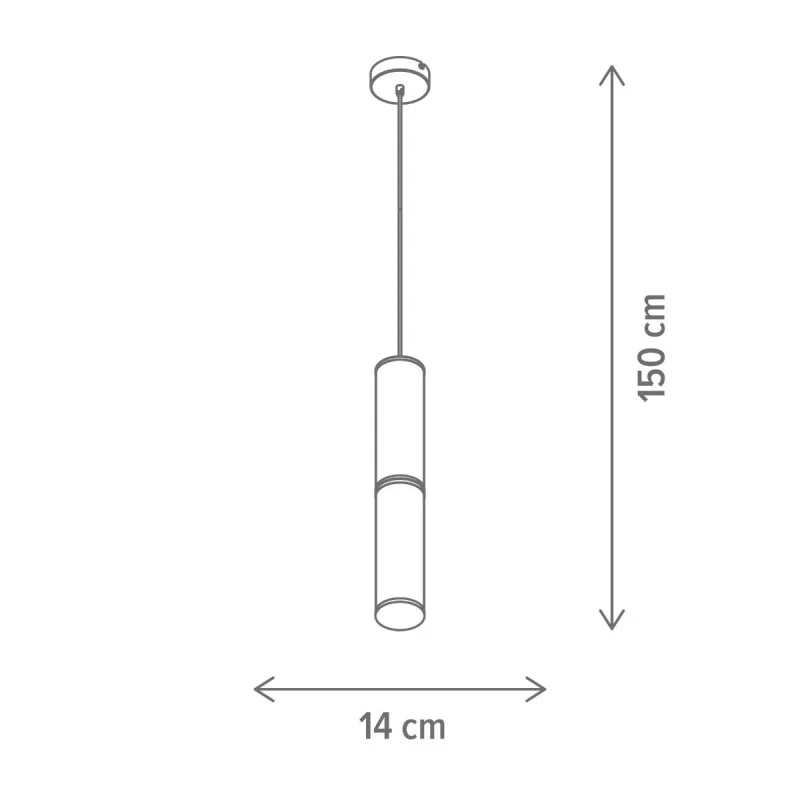 Suspensie LED Ardor Sp1, negru/alb, 14W 4000K, KL142105 [4]