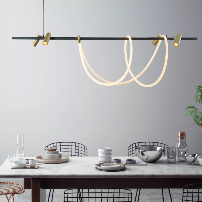 Suspensie LED Balbo, 60W+7.5W CCT 3000K/4000K/6000K, 2200277L [2]