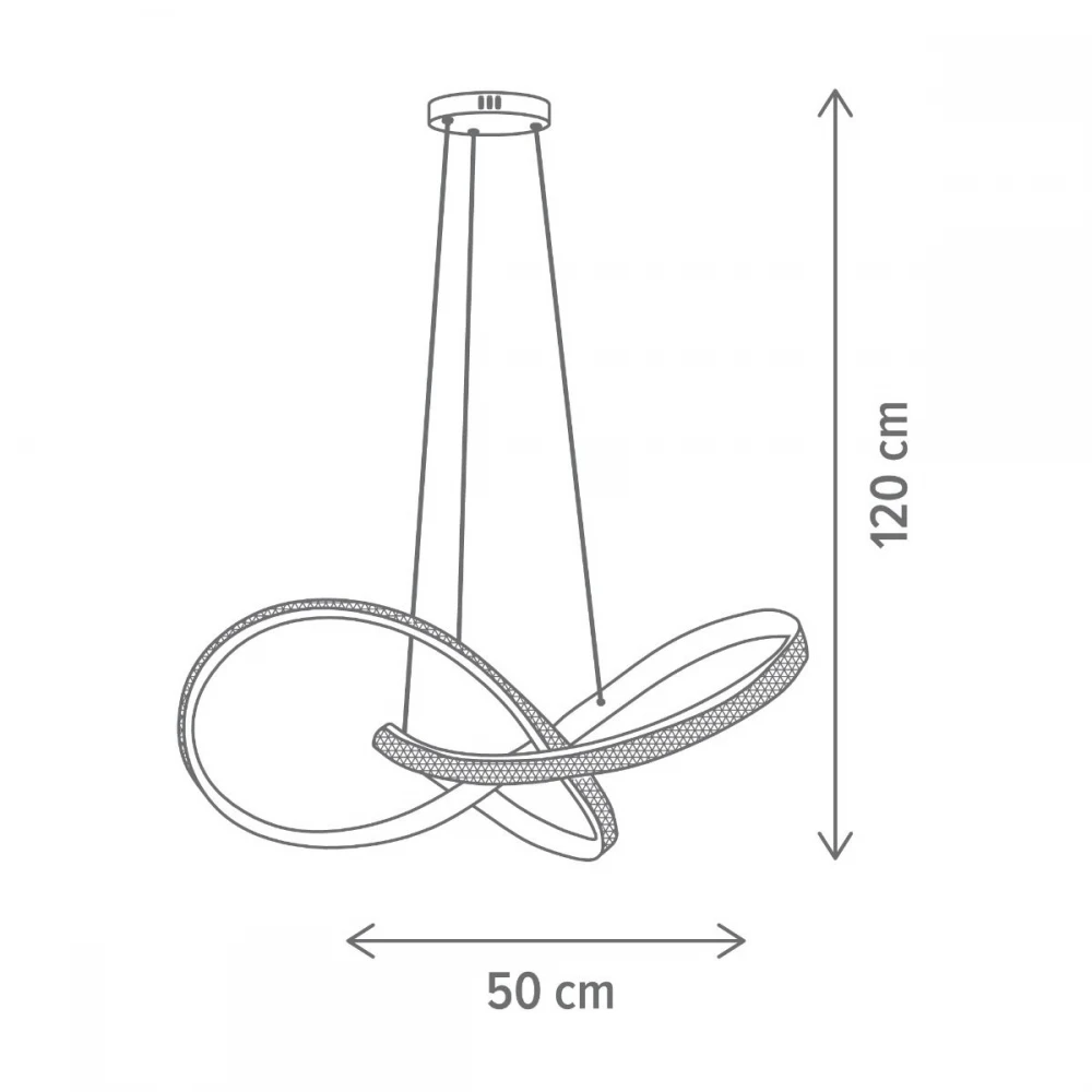 Suspensie LED Glazed B SP1, negru mat, 40W 4000K, KL142093 [2]