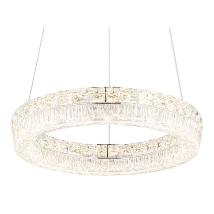 Suspensie LED Laurel, metal cromat, 24W 2700W-6000K [3]