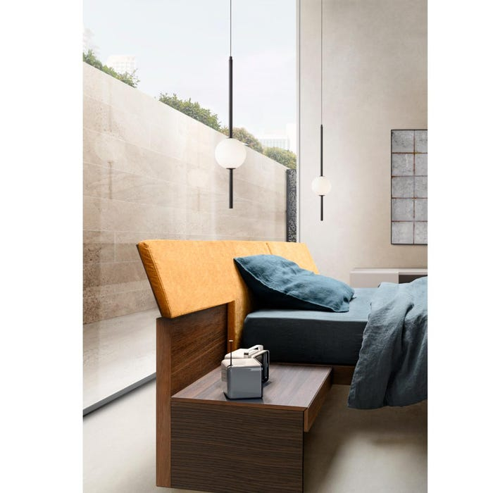 Suspensie LED Luster, negru, 8W 3000K [2]