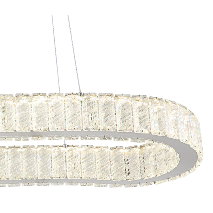 Suspensie LED Mucky, metal cromat, 58W 2700W-6000K [3]