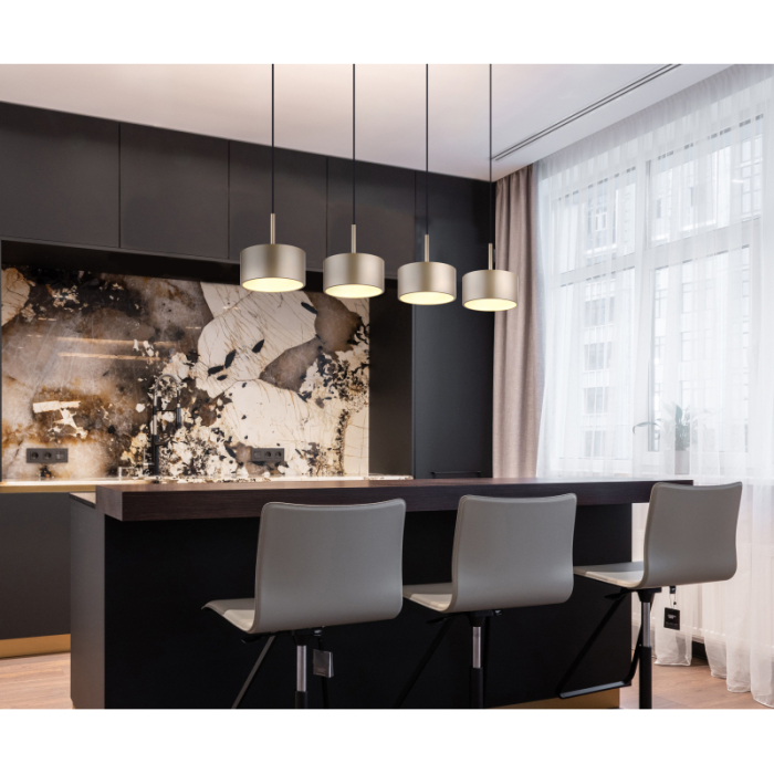 Suspensie  LED Raymond, negru/antracit, 40w, 3000k 56964-4H [2]