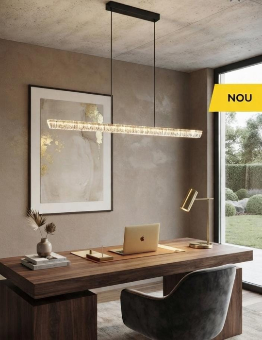 Suspensie LED Sparkle SP1, negru/transparent, 12W CCT 3000K/4000K/6500K,  KL142108 [2]