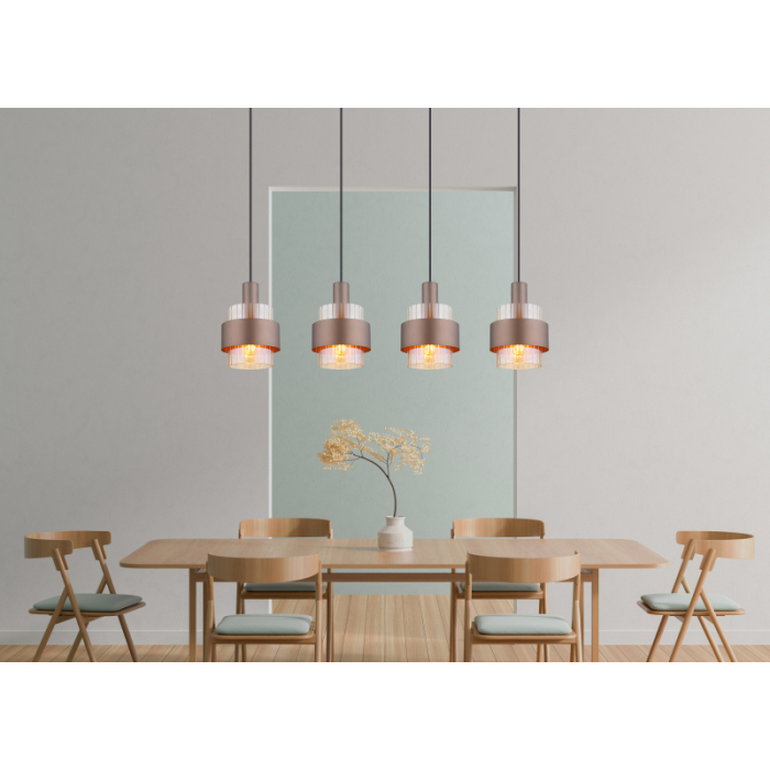 Suspensie Milley, bronz/negru, 4xE27 15560-4HA [2]