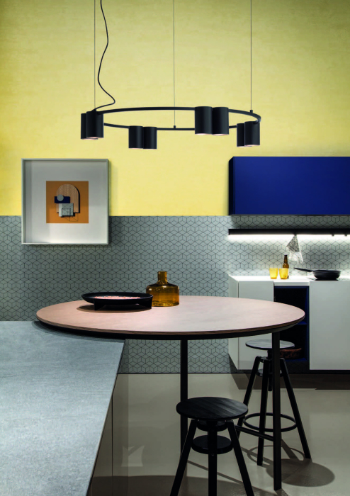 Suspensie Modi, negru mat, 8x10W GU10, 01-3522 [2]