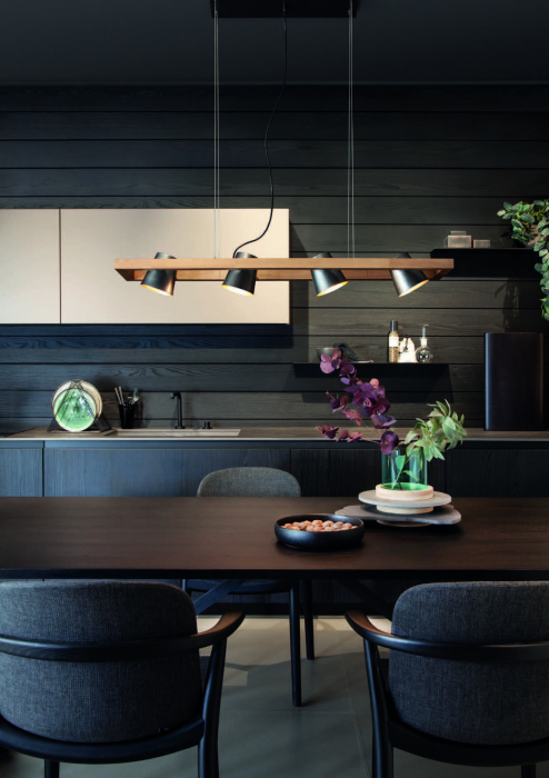 Suspensie Oaker, metal/lemn, 4x28W E14, 01-3497 [2]