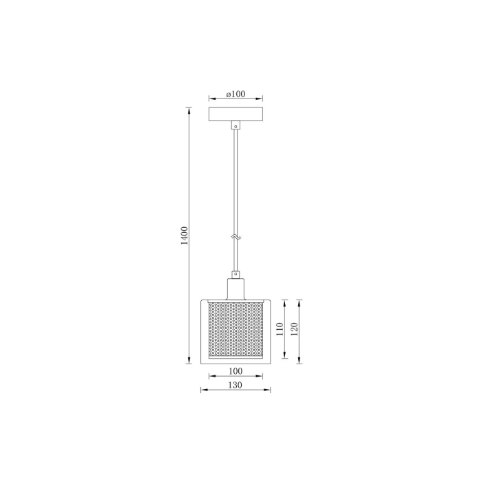 Suspensie/Pendul, cooper, 1x23W E14, BV01-00080 [3]