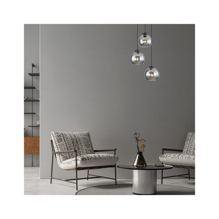 Suspensie/Pendul, smoky, 3x23W E27, BV01-00051 [2]