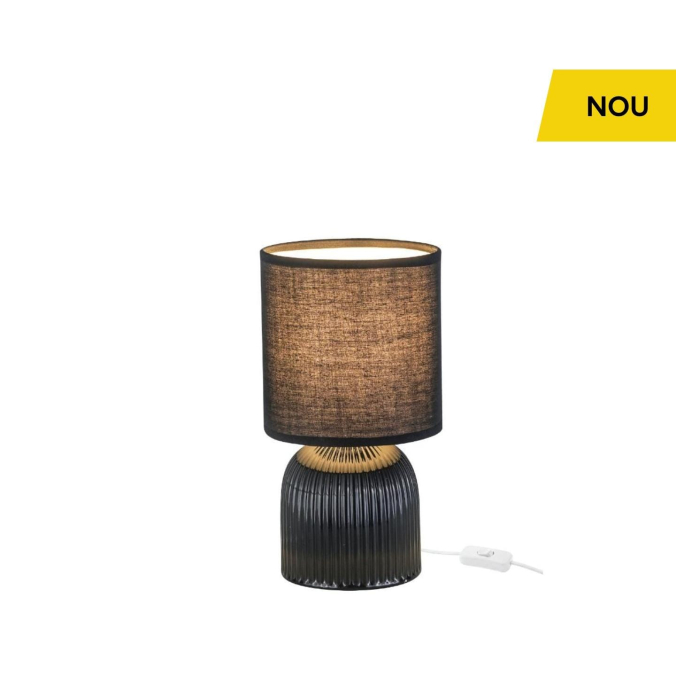 Veioza Gracy TL1 B, negru, 1xE27, KL108047 [2]