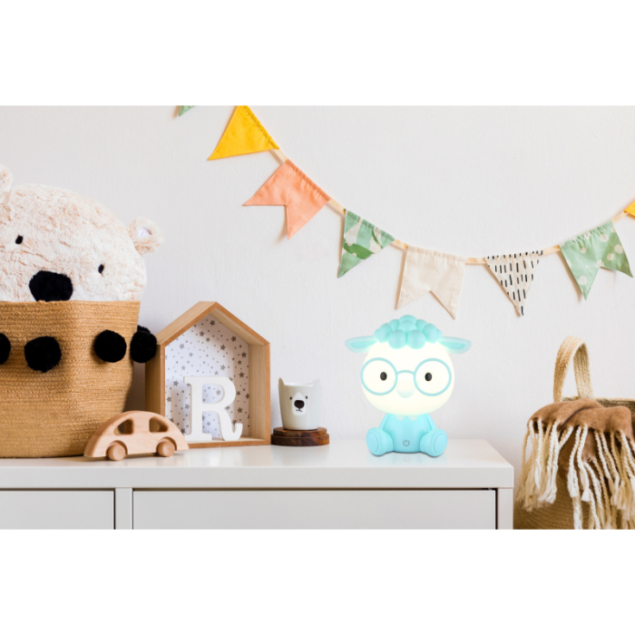 Veioza LED Sheepy, albastru mat, 1W 3000K [2]