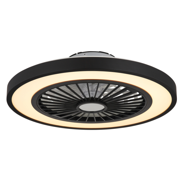 Ventilator de tavan LED Blizzak,  metal negru/plastic mat/alb, 45W CCT 3000-6500K [3]