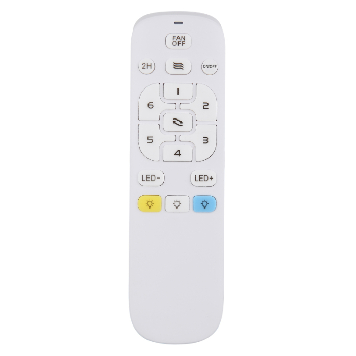 Ventilator de tavan LED Bozan, metal negru mat, MDF aspect lemn închis, plastic opal, plastic fumuriu, dimmable, 32W CCT 2700-6500K [3]