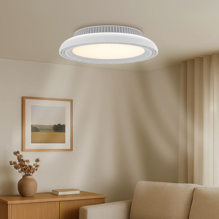 Ventilator de tavan LED Fancy, alb, 24W-30W CCT 3000K/4000K/6500K+RGB [4]